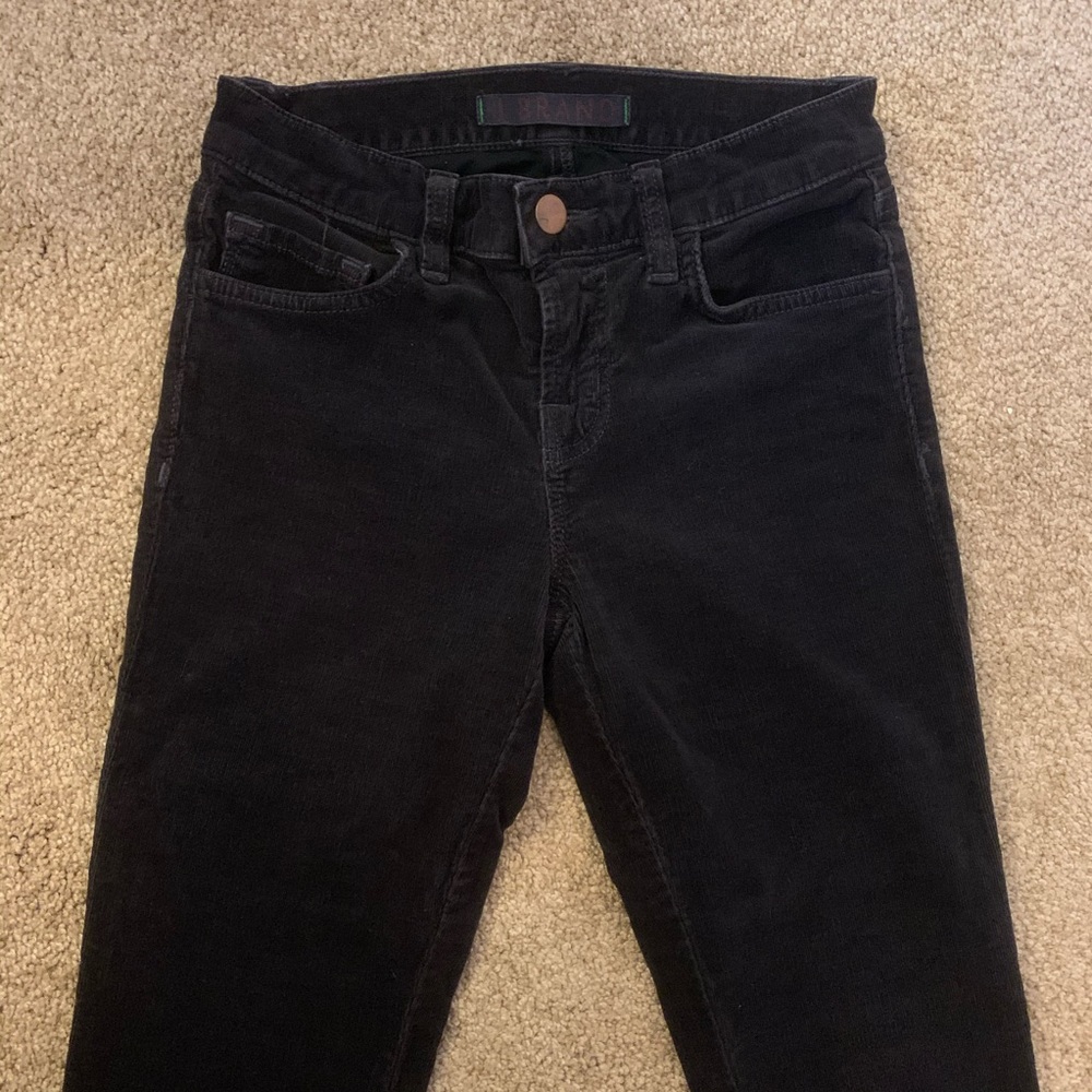 $180 J Brand blue corduroy 612 skinny pants